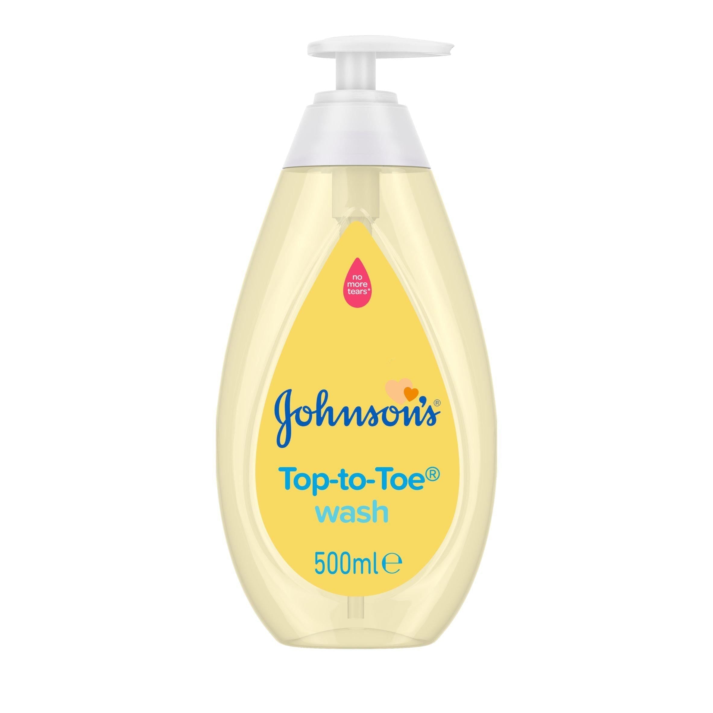 JOHNSONS TOP-TO-TOE WASH 500ML