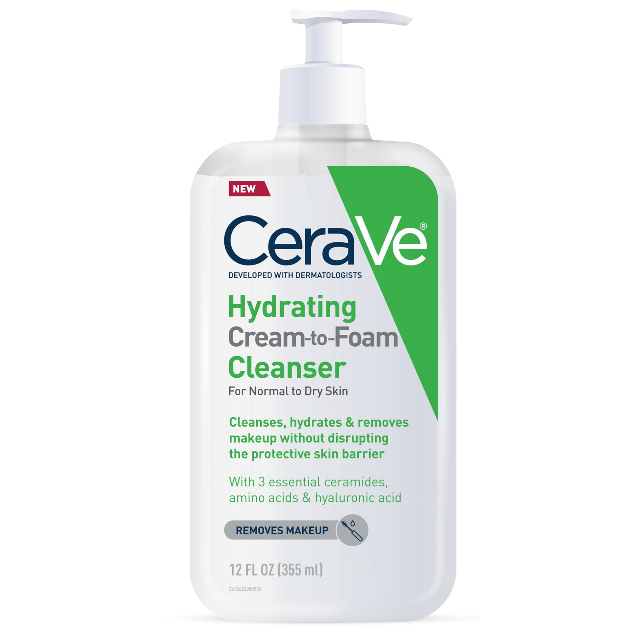 CERAVE HYDRATING CREAM TO FOAM CLEANSER 237ML