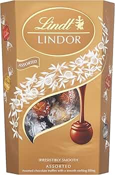 LINDT LINDOR CORNET 337G (ASSORTED)