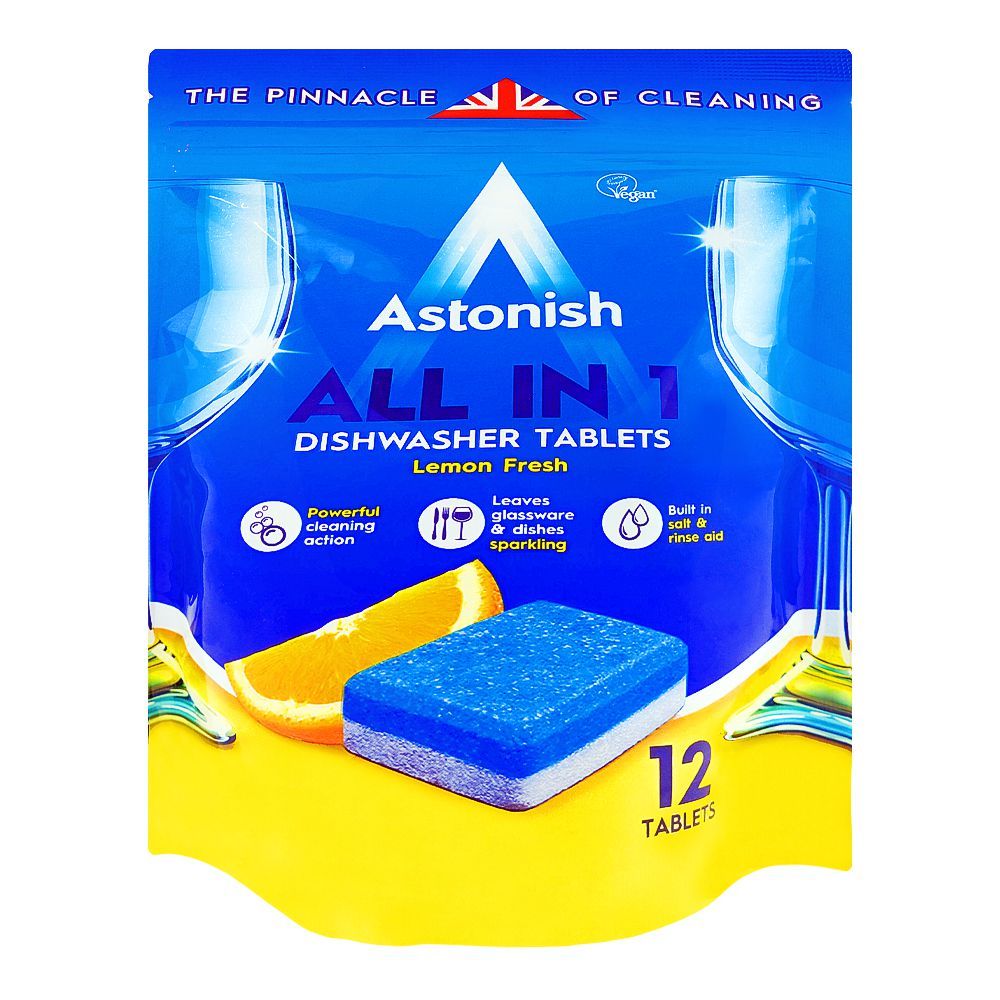 ASTONISH ALL IN 1 DISHWASH TABLET 12S