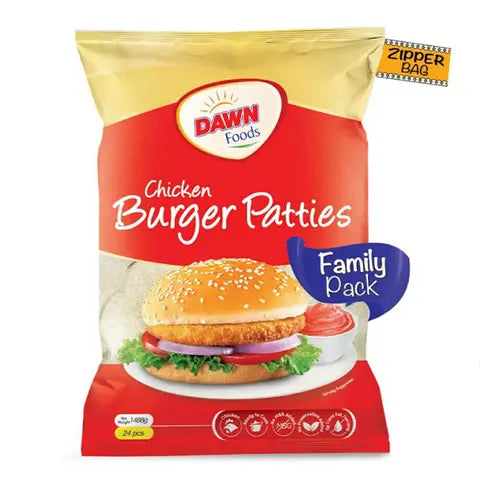 DAWN CHICKEN BURGER PATTIES FAMILY PACK