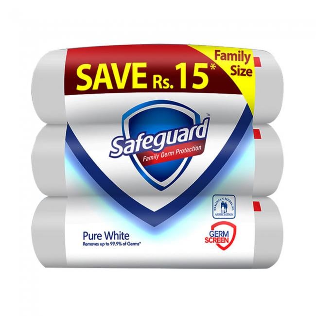 SAFEGUARD SOAP 135G*3 (PW)