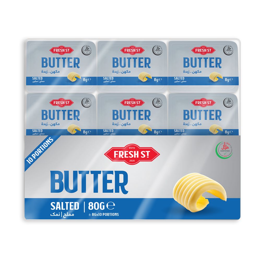 FRESH ST BUTTER 10G*10 (SALTED)