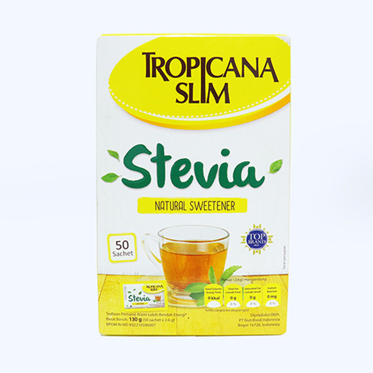 TROPICANA SLIM STEVIA SWEETNER 50S