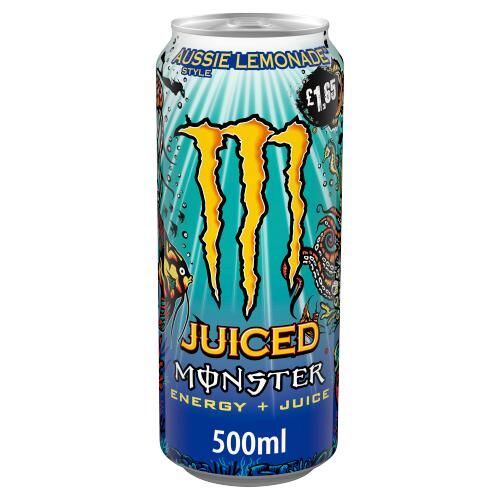 MONSTER ENERGY DRINK 500ML (LEMON)