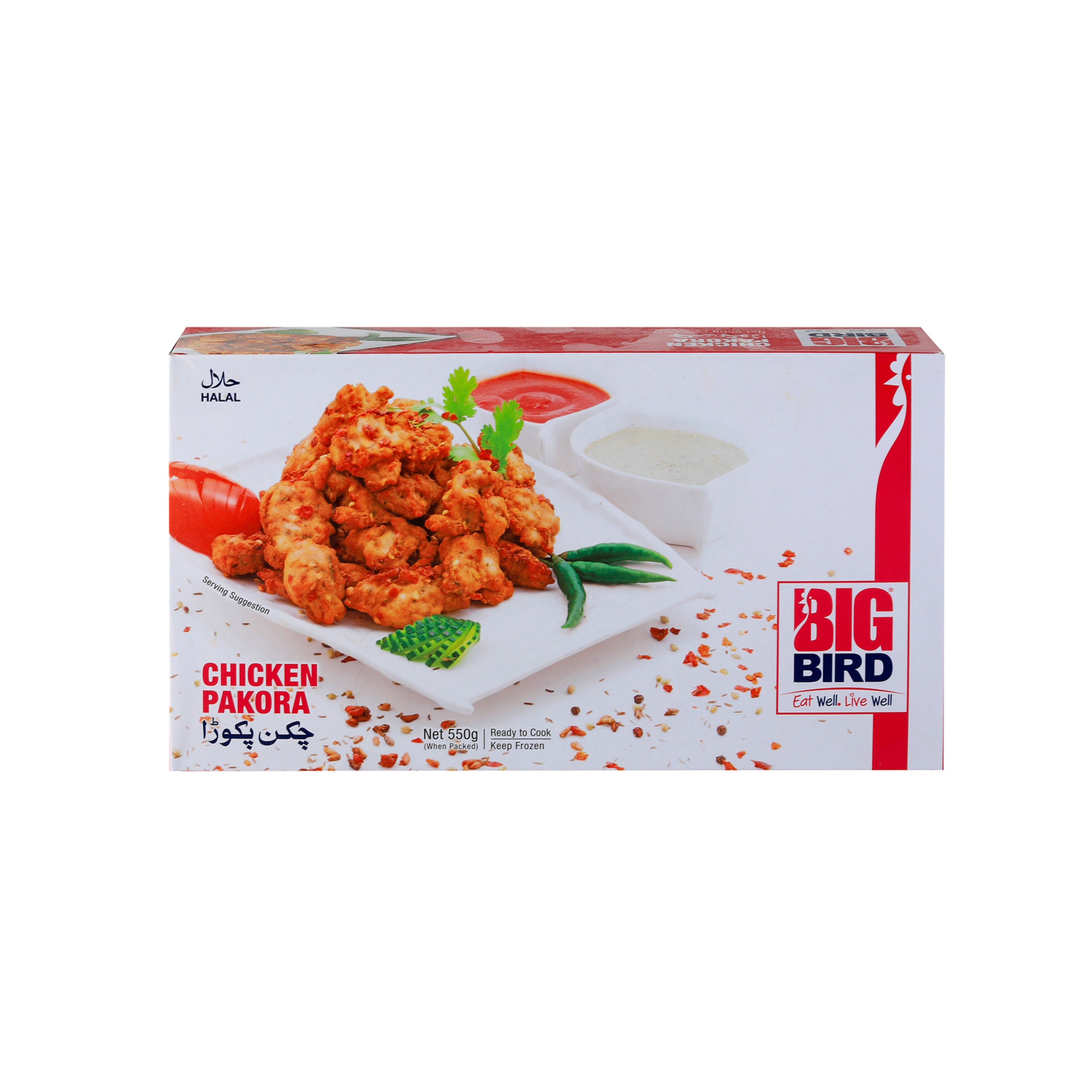 BIG BIRD CHICKEN PAKORA 550G