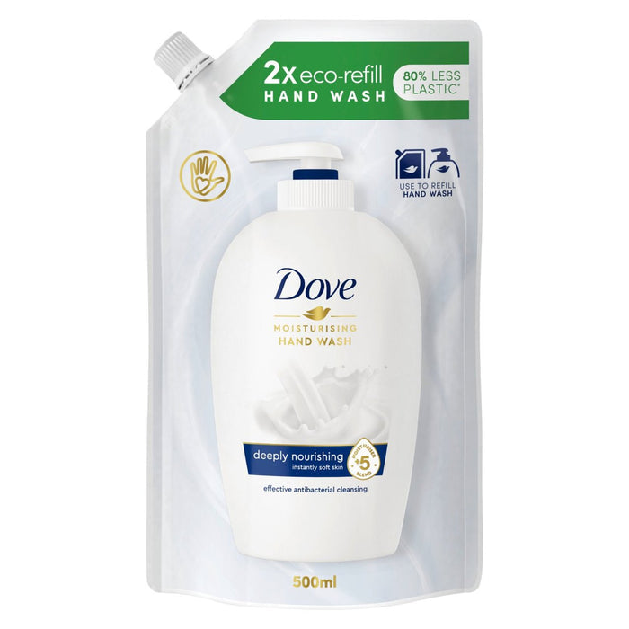 DOVE LIQUID H-W POUCH 500ML