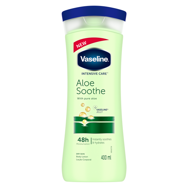 VASELINE BODY LOTION 400ML (ALOE)