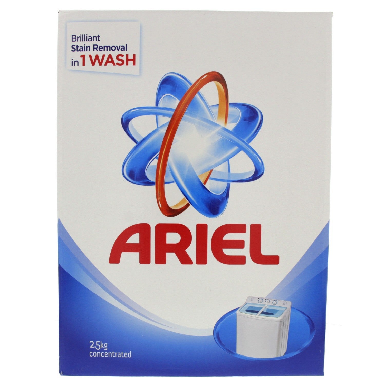 ARIEL CONCENTRATED 2.5KG BLUE