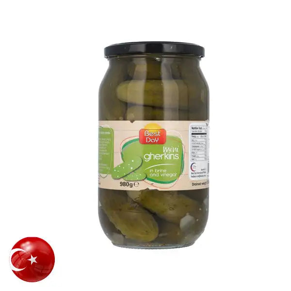 BEST DAY MINI GHERKINS 980G