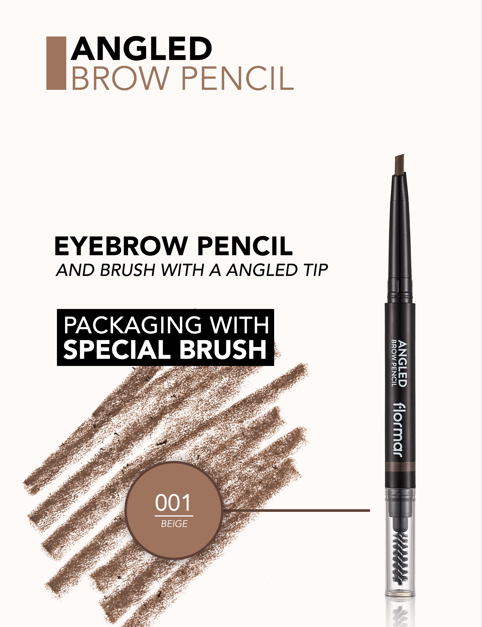 FLORMAR EYEBROW LINER (01)