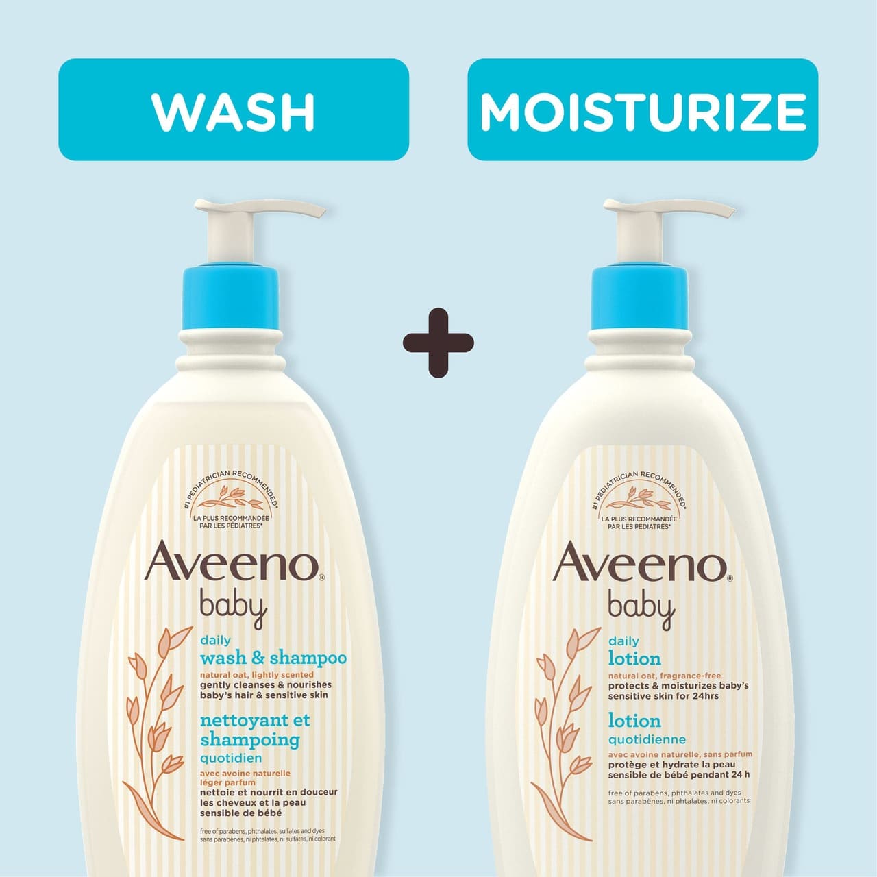 AVEENO BABY WASH 532ML