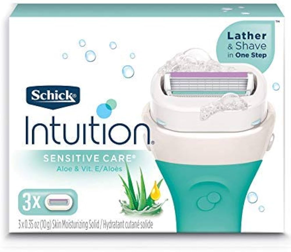 SCHICK INTUITION 3X REFILL RAZORS