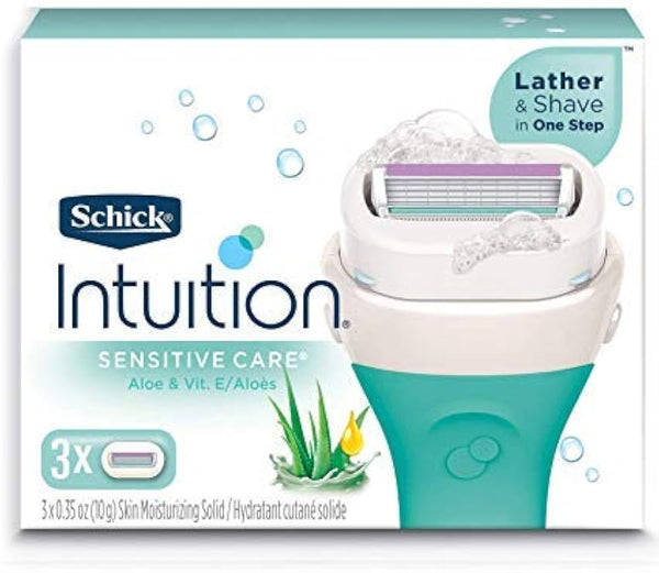 SCHICK INTUITION 3X REFILL RAZORS