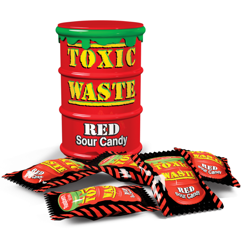 TOXIC WASTE SOUR CANDY (RED)