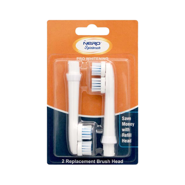 NERO SPIN TOOTH BRUSH REPLACMENT 2S
