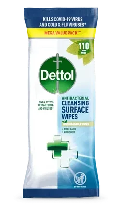 DETTOL SURFACE WIPES 110 (BIO)