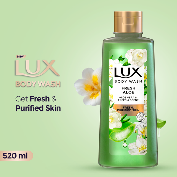 LUX BODY WASH 520ML (ALOE)
