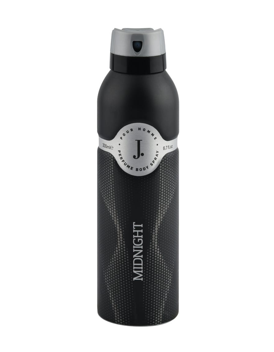J. BODY SPRAY 200ML (MID NIGHT)