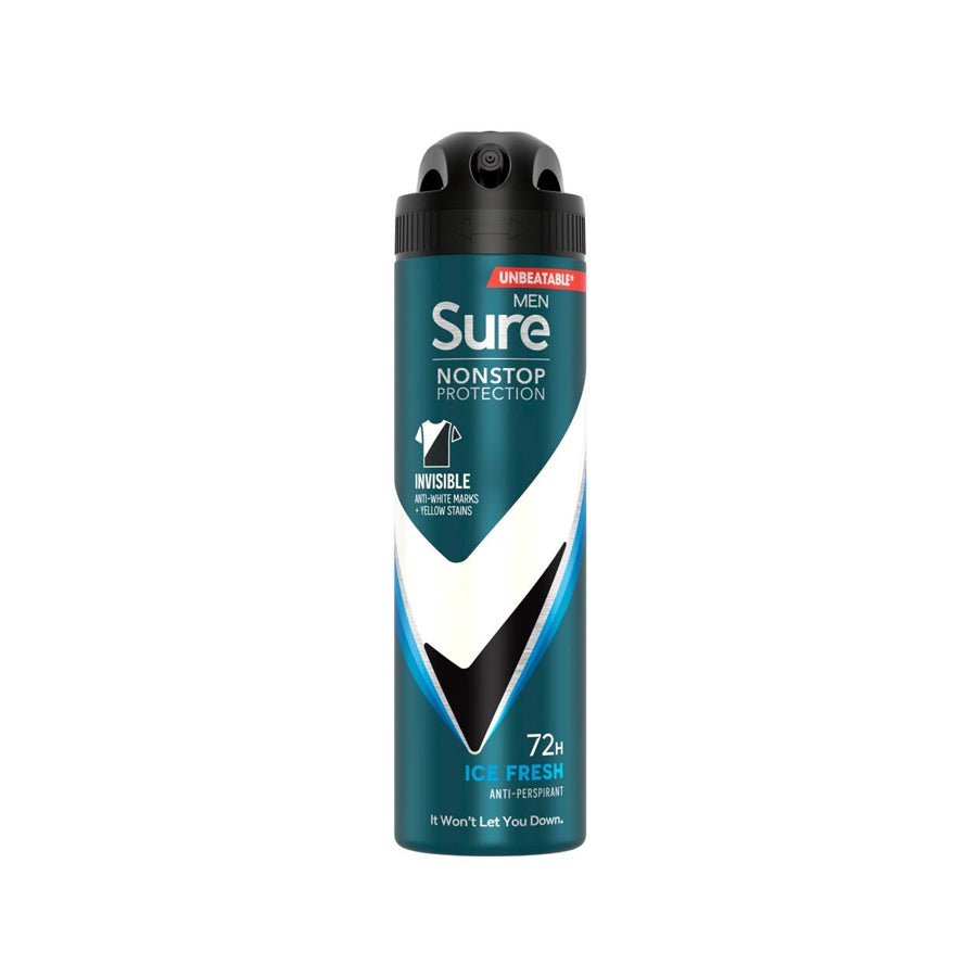 SURE DEODRANT SPRAY 150ML (ICE FRESH)