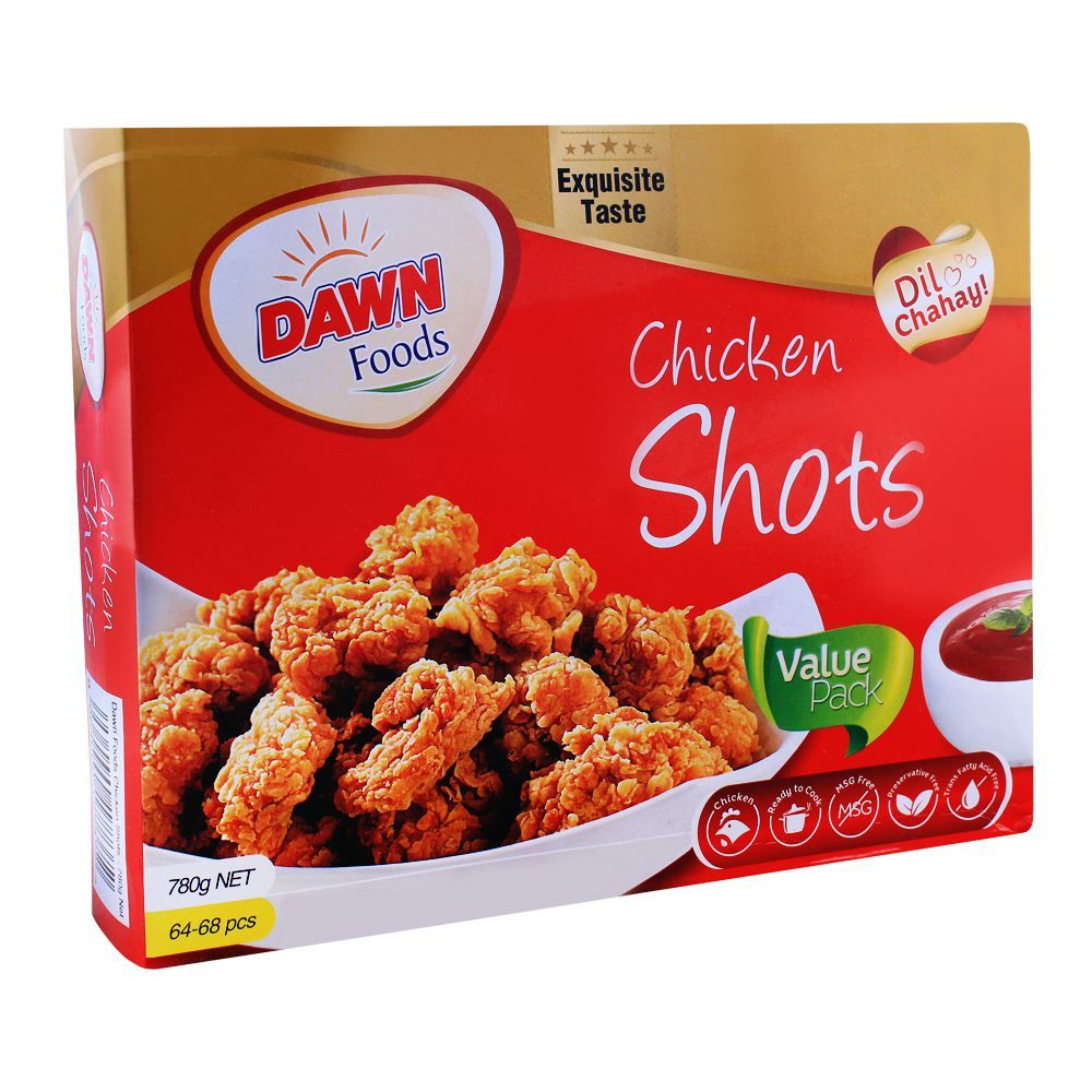 DAWN CHICKEN SHOTS 780G (ECO)