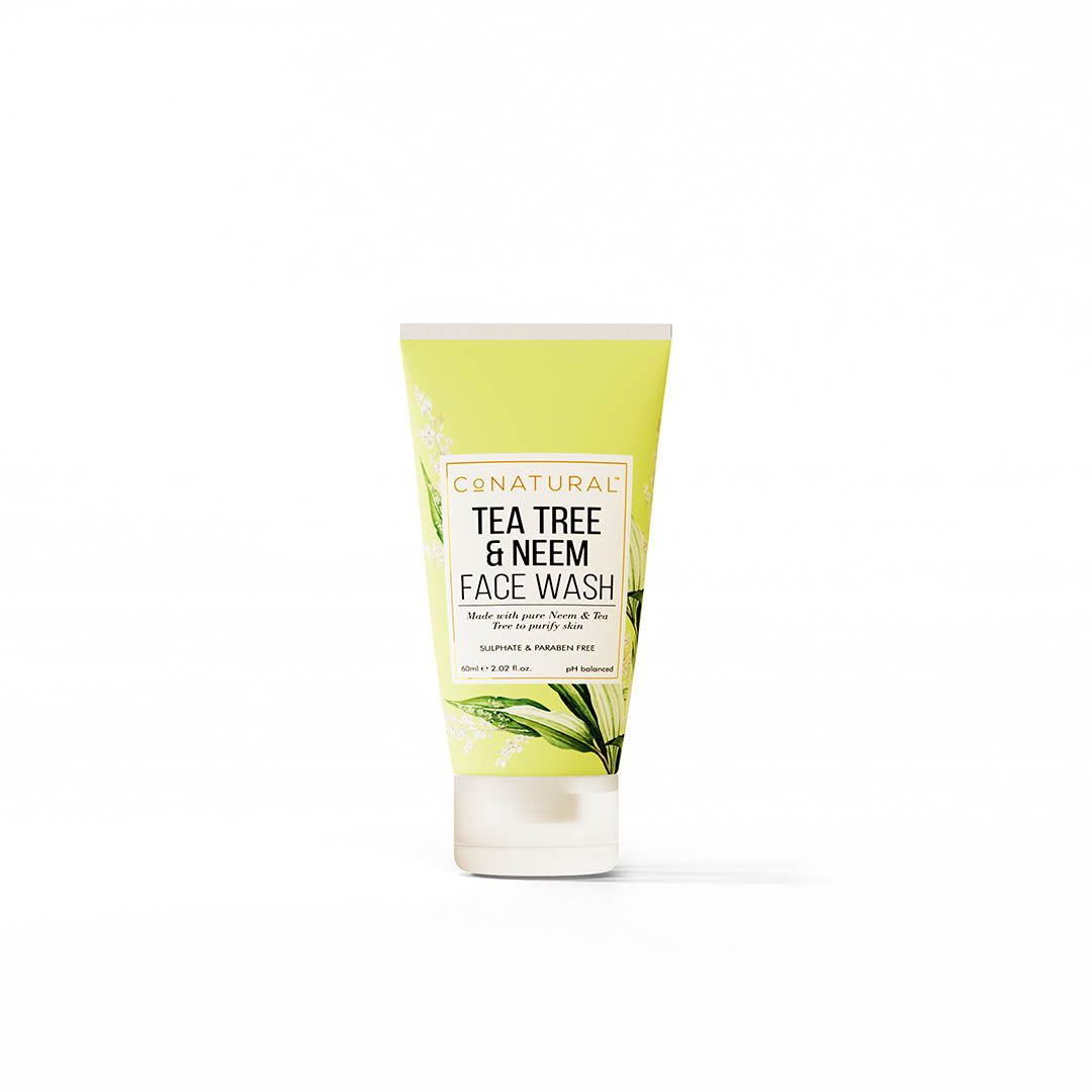 CONATURAL TEA TREE - NEEM FACE WASH 60ML