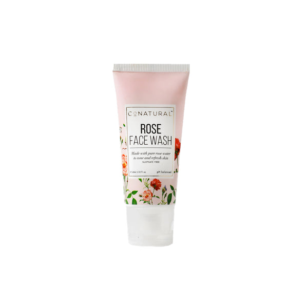 CONATURAL ROSE FACE WASH 60ML