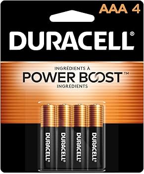 DURACELL AAA BATTERIES 4S