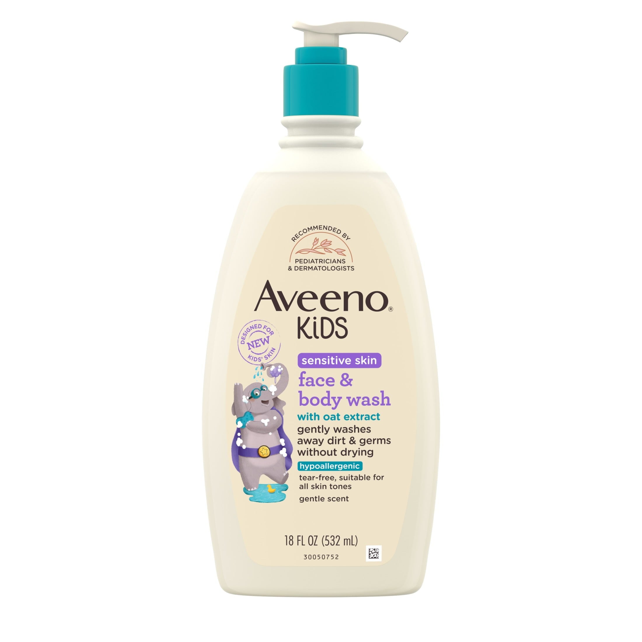 AVEENO KIDS FACE & BODY WASH  532ML