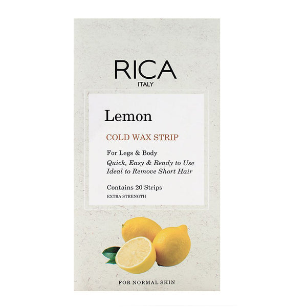 RICA BODY WAX STRIPS (LEMON)