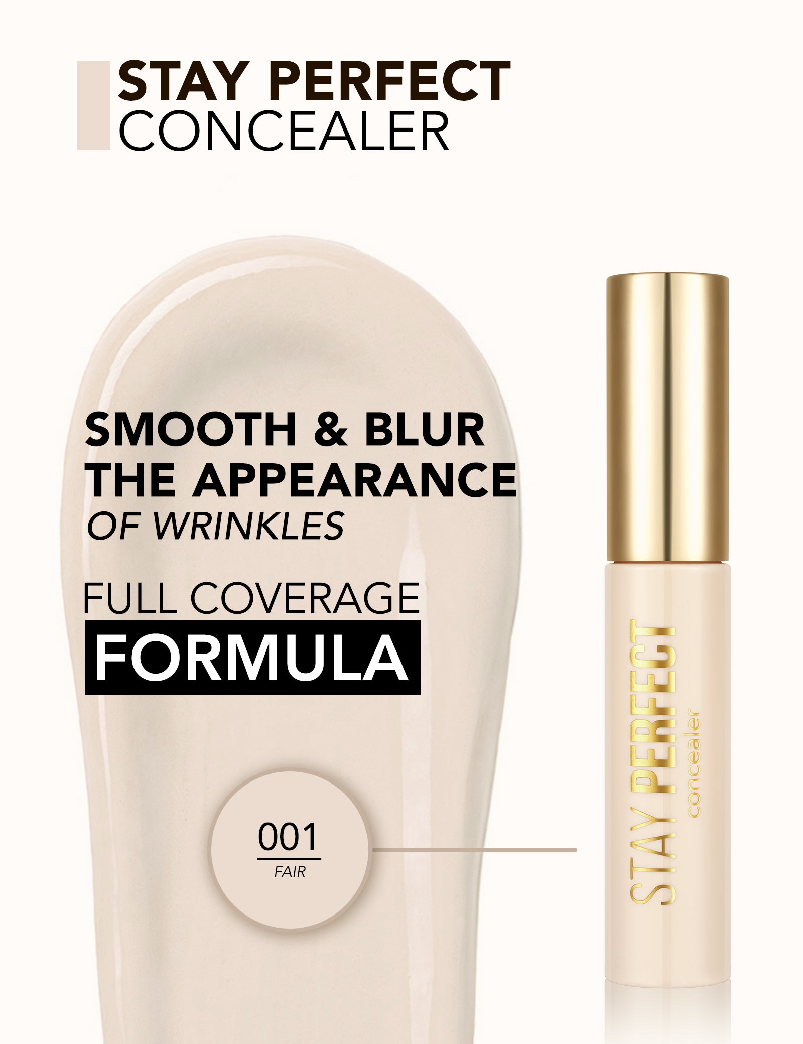 FLORMAR CONCEALER STAY PEFECT (001)