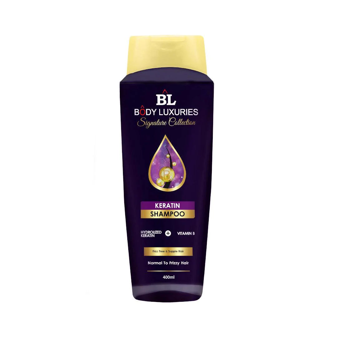 BODY LUXURIES SHAMPOO 400ML (KERATIN)