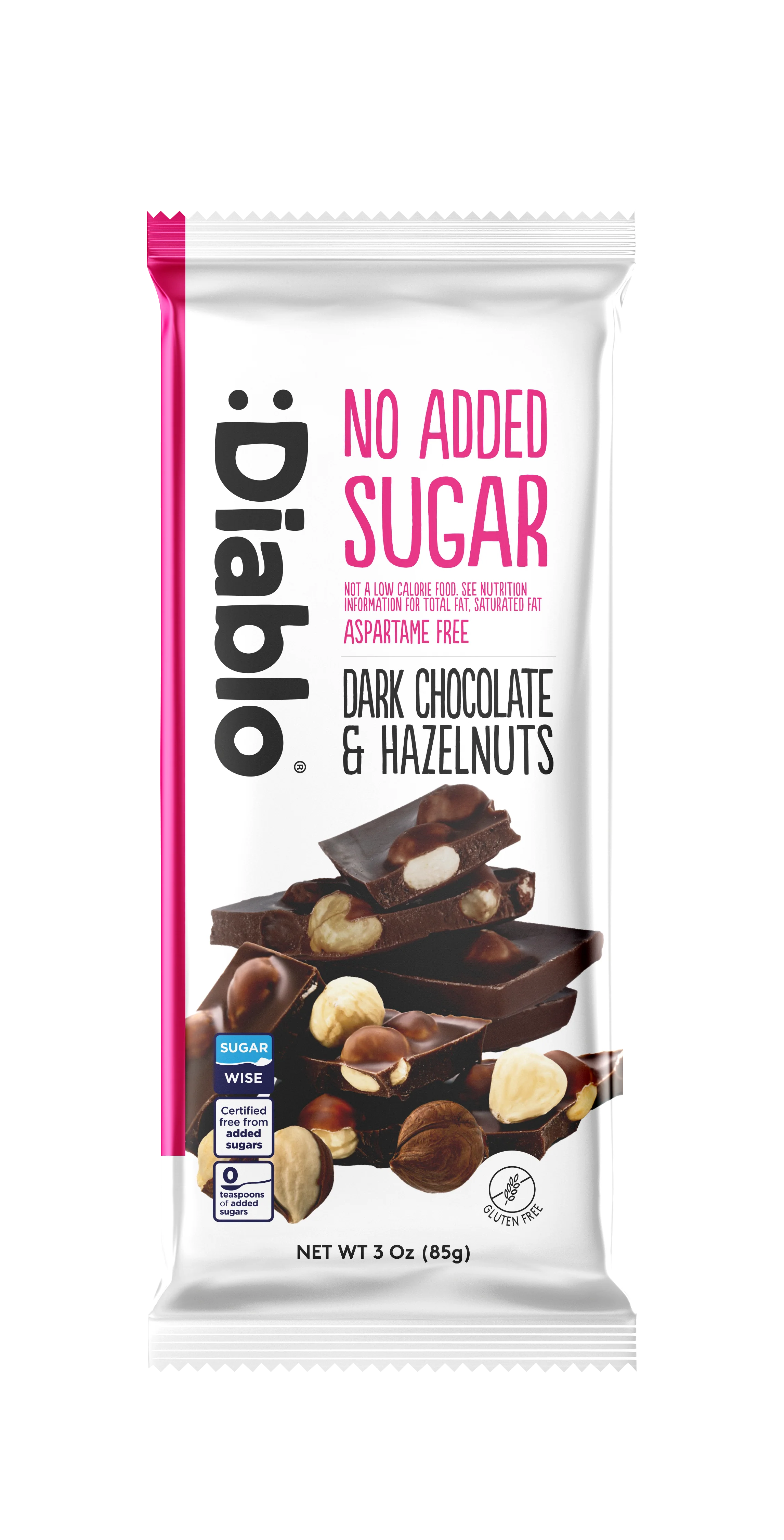 DIABLO CHOCOLATE BAR 85G (HAZELNUT)