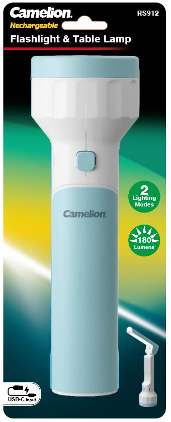 CAMELION FLASHLIGHT & TABLE LAMP (912)