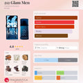 212 GLAM MEN EDT 100ML