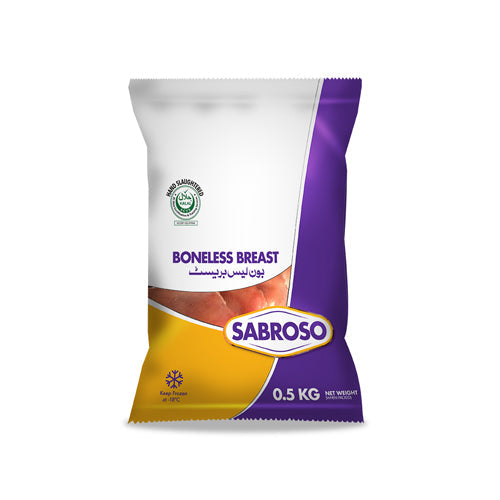 SABROSO BONELESS BREAST 0.5KG