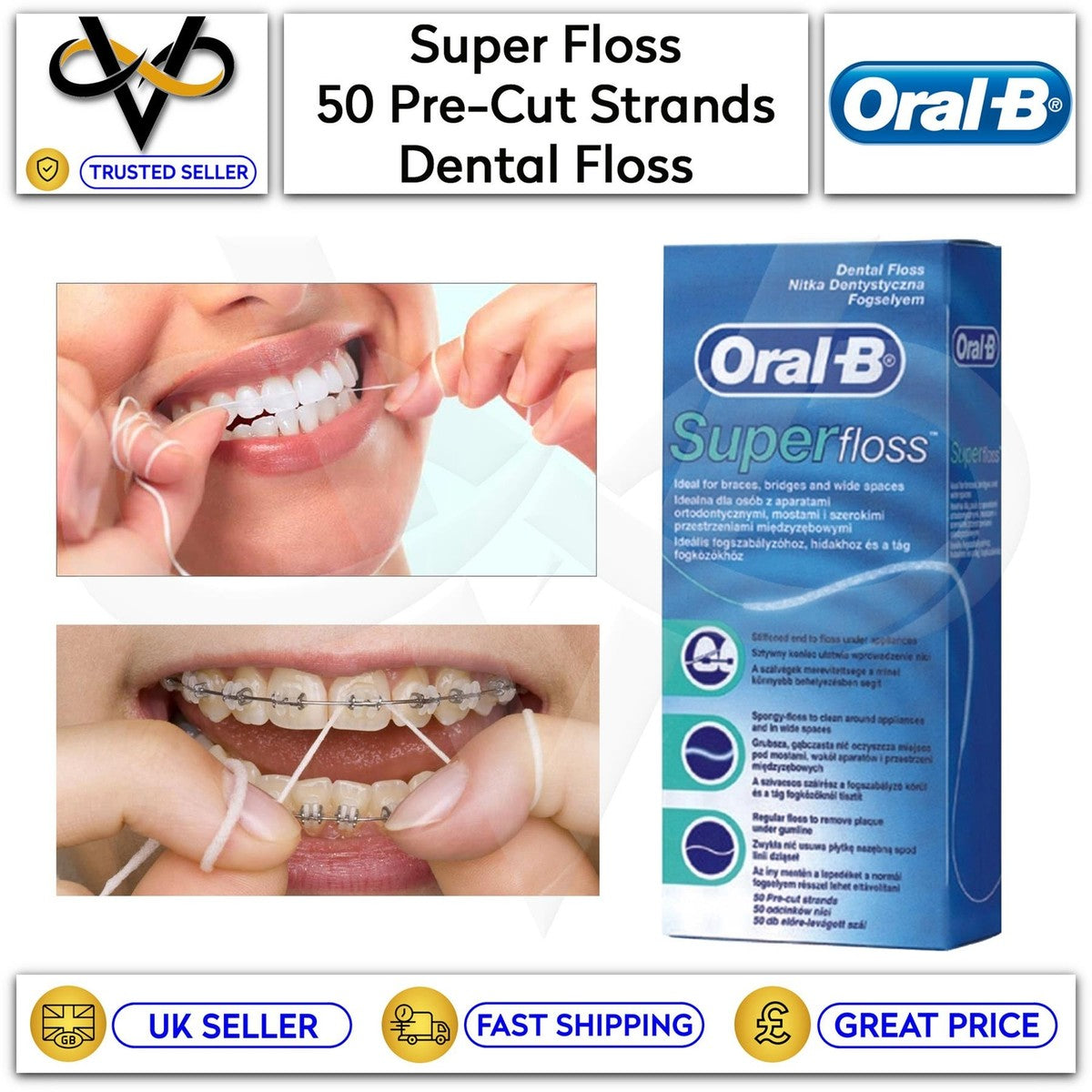 ORAL B SUPER FLOSS
