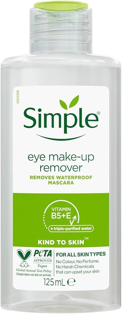 SIMPLE EYE MAKEUP REMOVER 125ML