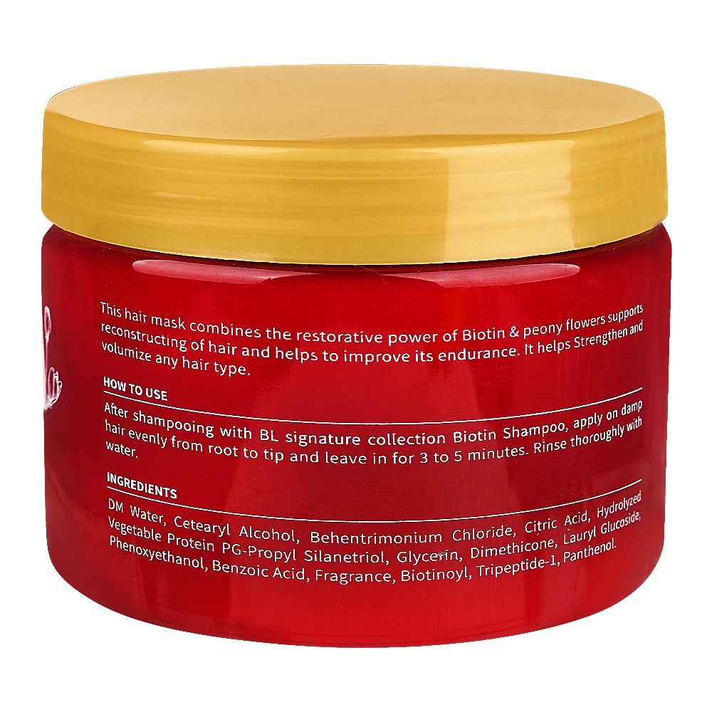 BODY LUXURIES HAIR MASK 300ML (BIOTIN)