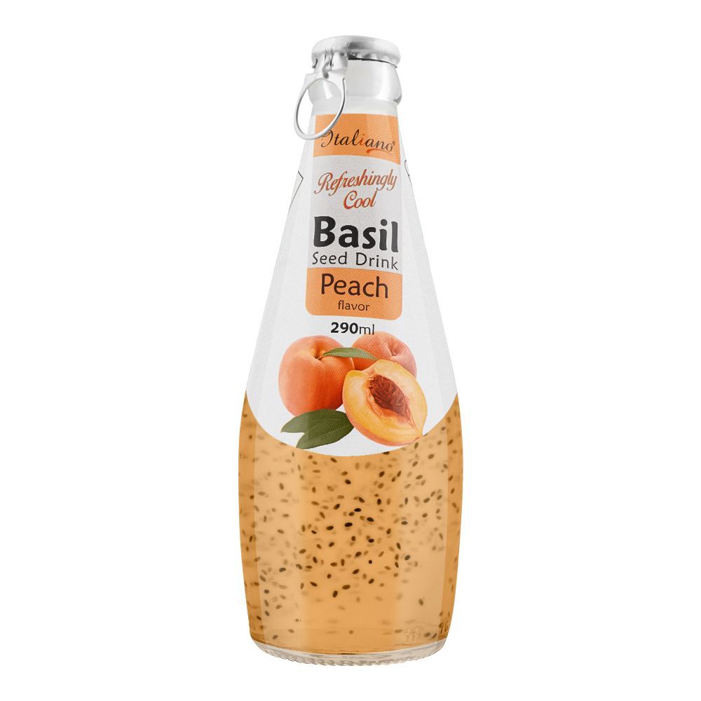 ITALIANO BASIL DRINK 290ML (PEACH)