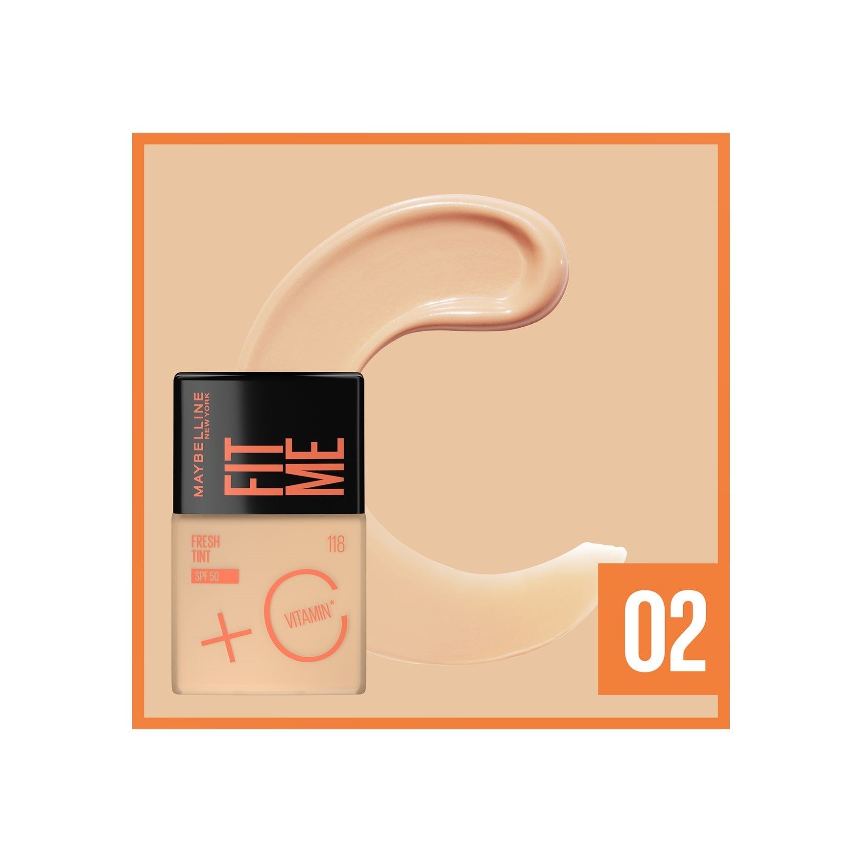 MAYBELINE FIT ME FRESH TINT (02)