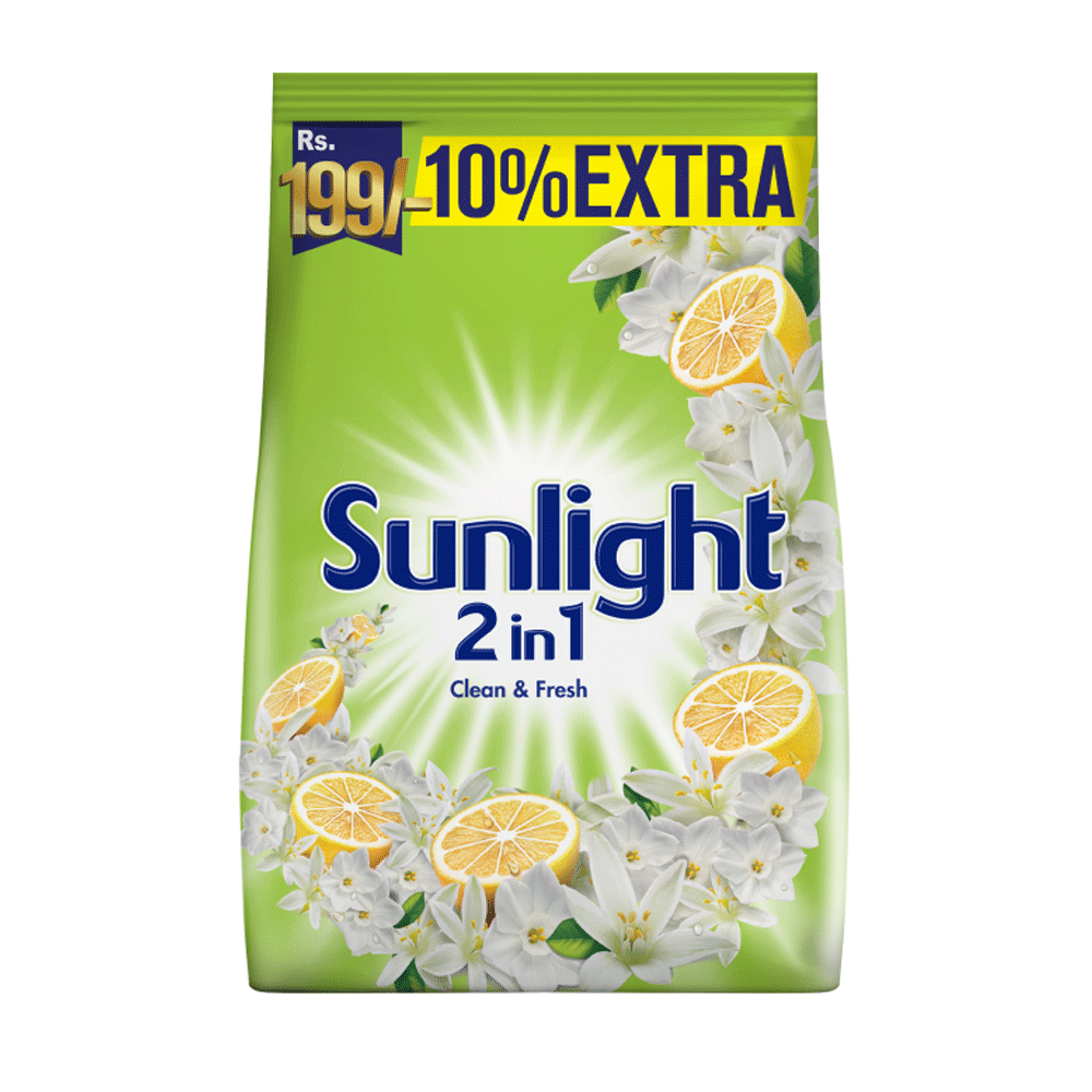 SUNLIGHT 2IN1 LEMON FRESH 1KG