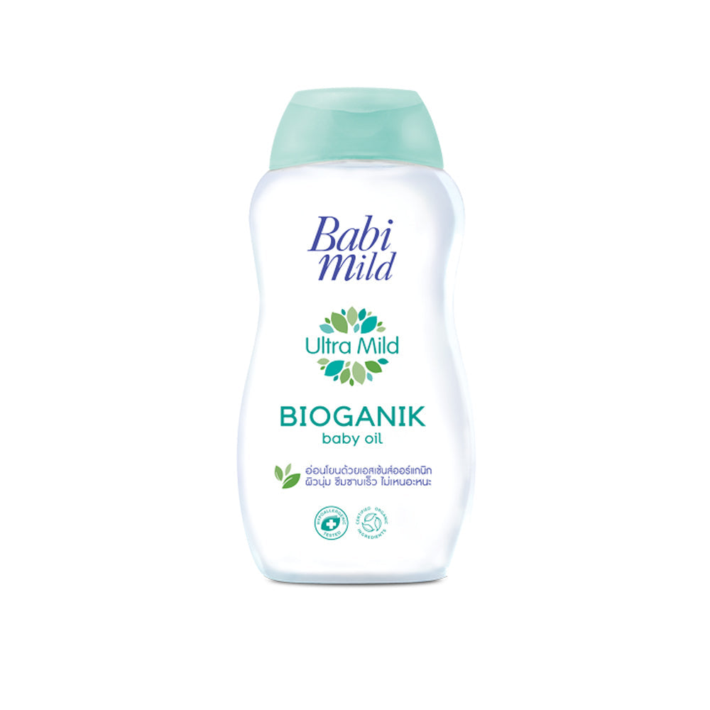 BABI MILD BABY OIL 200ML (BIOGANIK)