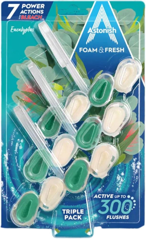 ASTONISH FOAM & FRESH TRIPLE PACK (EUCLYPTUS)
