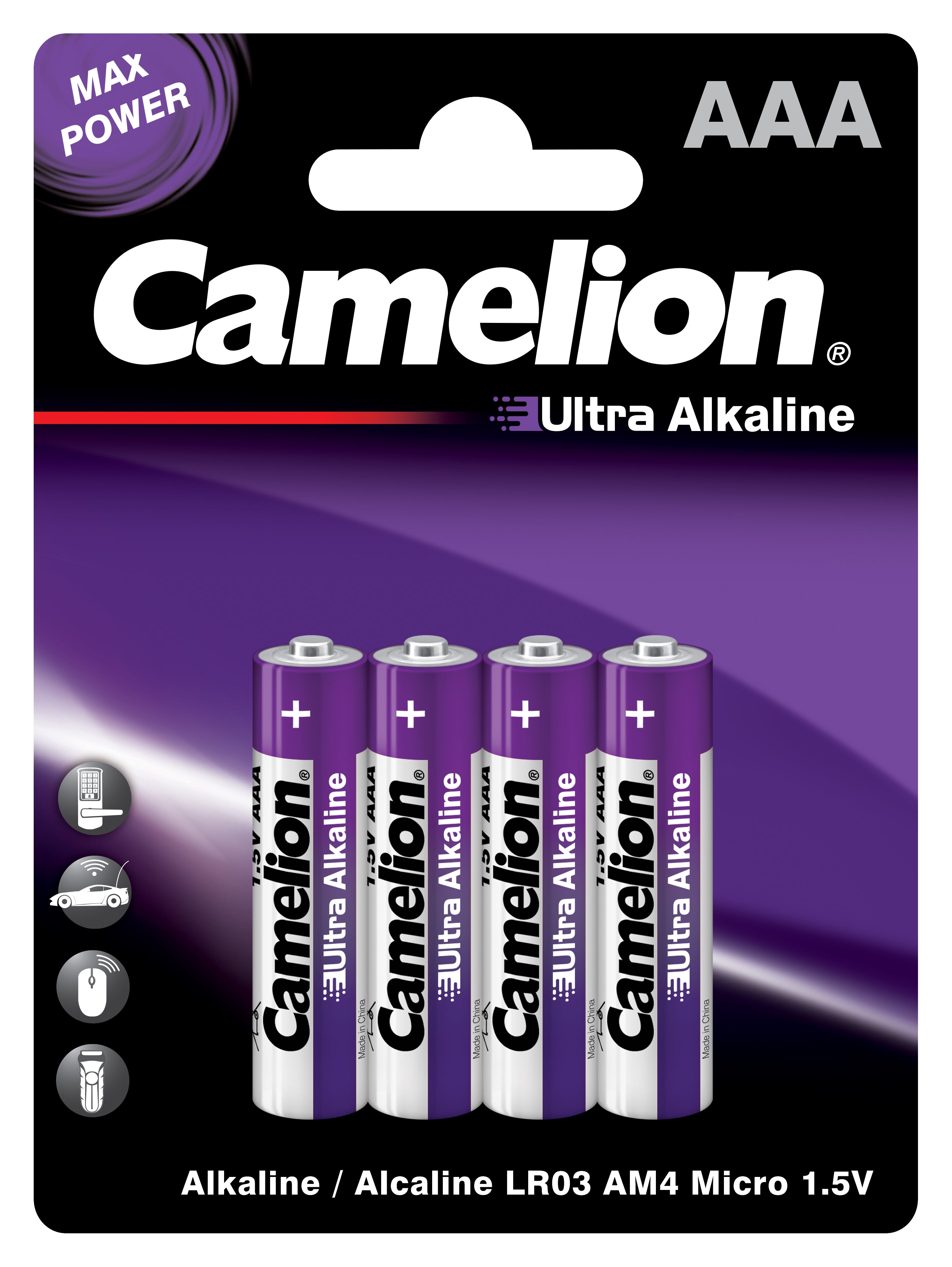 CAMELION ULTRA ALKALINE AAA4
