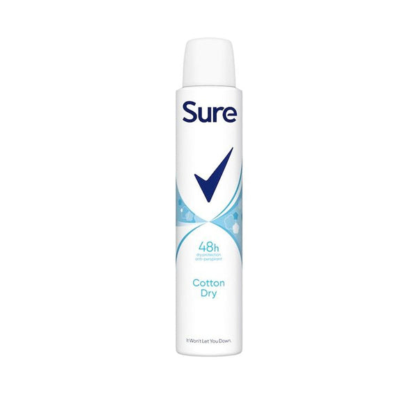 SURE DEODRANT SPRAY 150ML (COTTON DRY)