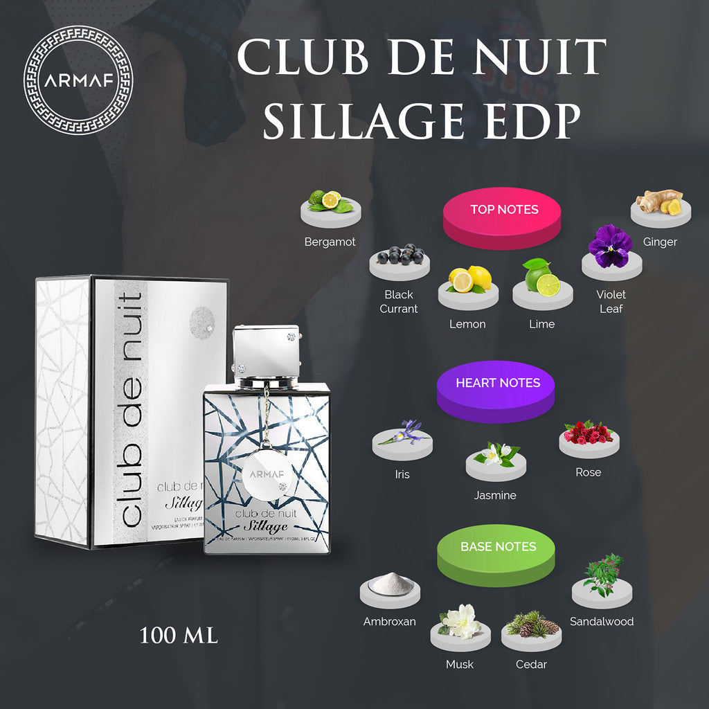 ARMAF CLUB DE NUIT EDP 100ML (SILLAGE)