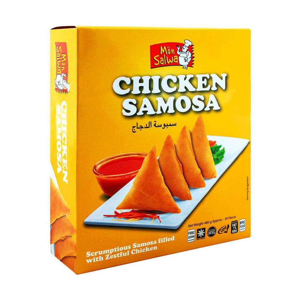 MONSALWA CHICKEN SAMOSA 480G 30S