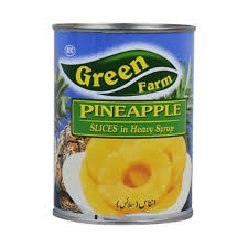 GREEN FARM PINEAPPLE SLICES 565G