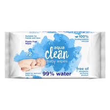 AQUA CLEAN BABY WIPES 72S